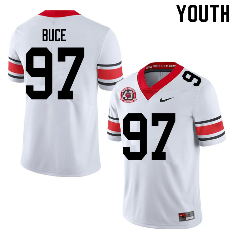 2020 Youth #97 Brooks Buce Georgia Bulldogs 1980 National Champions 40th Anniversary College Footbal - Click Image to Close